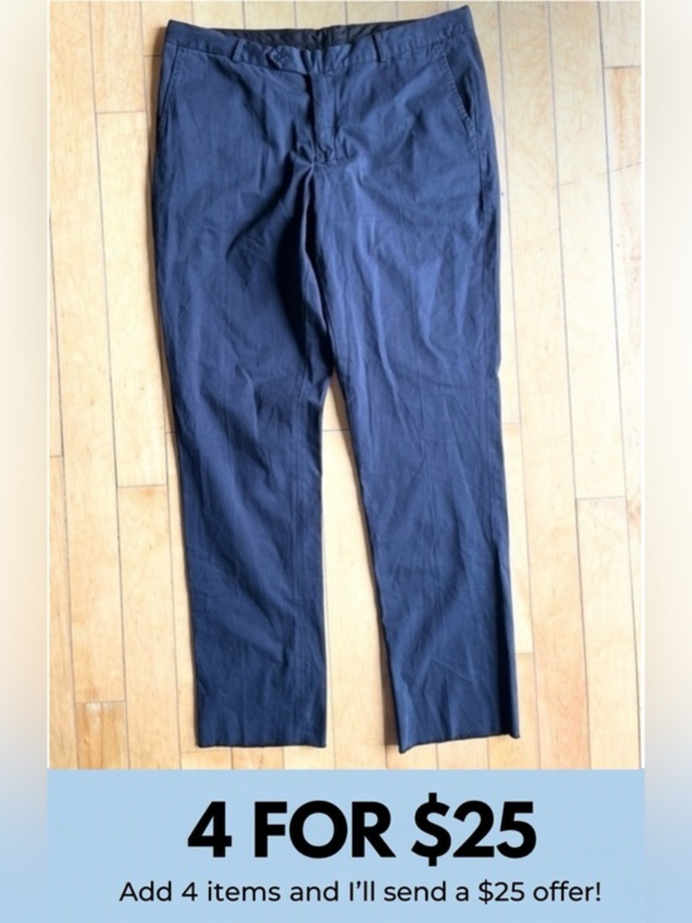 Nordstrom Tech‑Smart Trim Fit Dress Pants Size 38W
